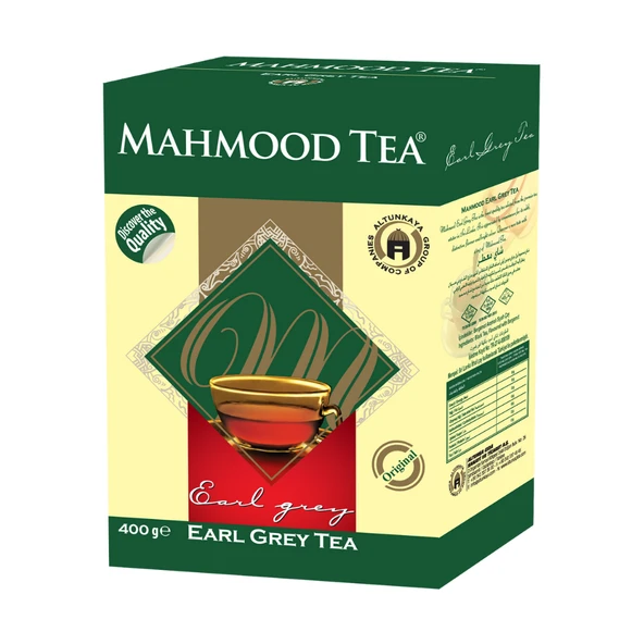 Mahmood Tea Bergamotlu Seylan Dökme Çayı Earl Grey  Kutu 400 G
