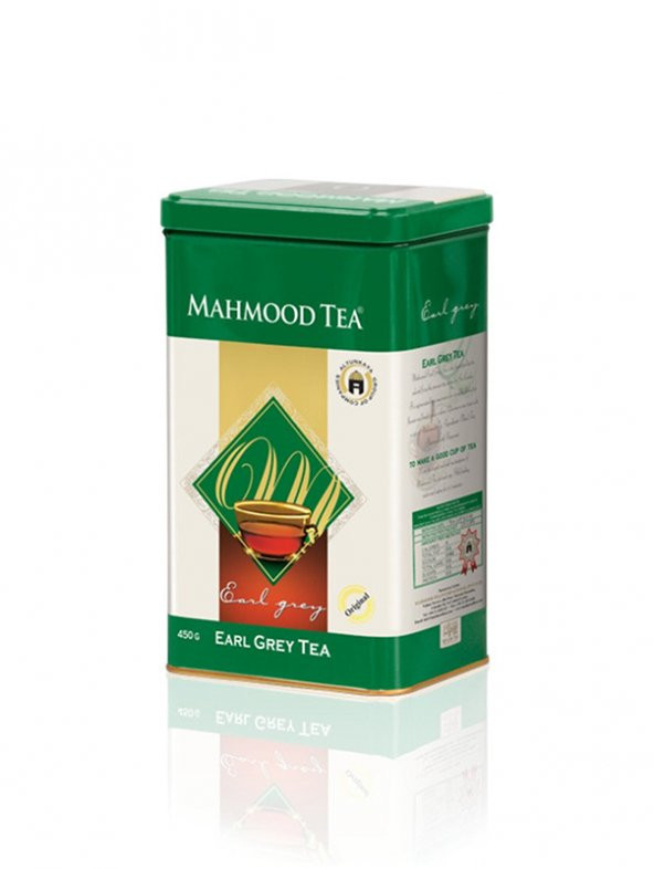 Mahmood Tea Bergamotlu Seylan Dökme Çayı Earl Grey Teneke Kutu 450 gr