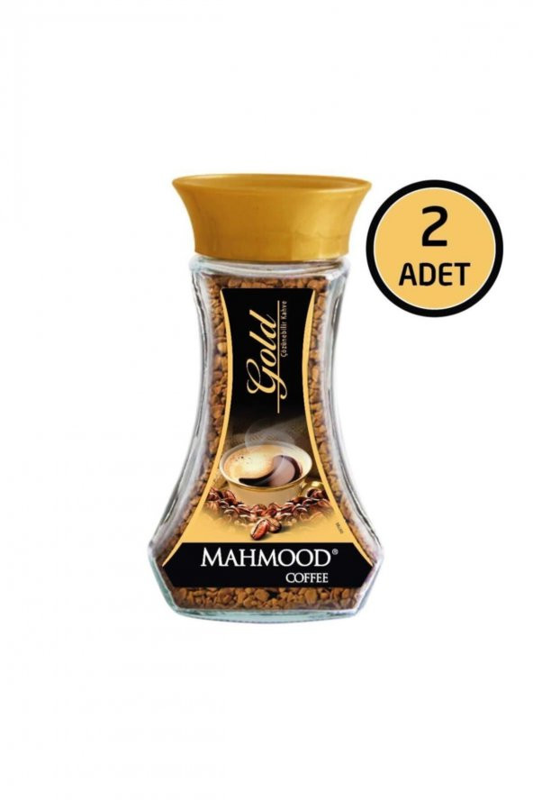 Mahmood Premium Gold  Granül Kahve Cam Kavanoz 100 gr x 2 Adet