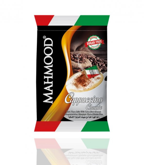 Mahmood Klasik Choco Granüllü Şekersiz Cappuccino 20 Adet x 13,7 Gr - 2