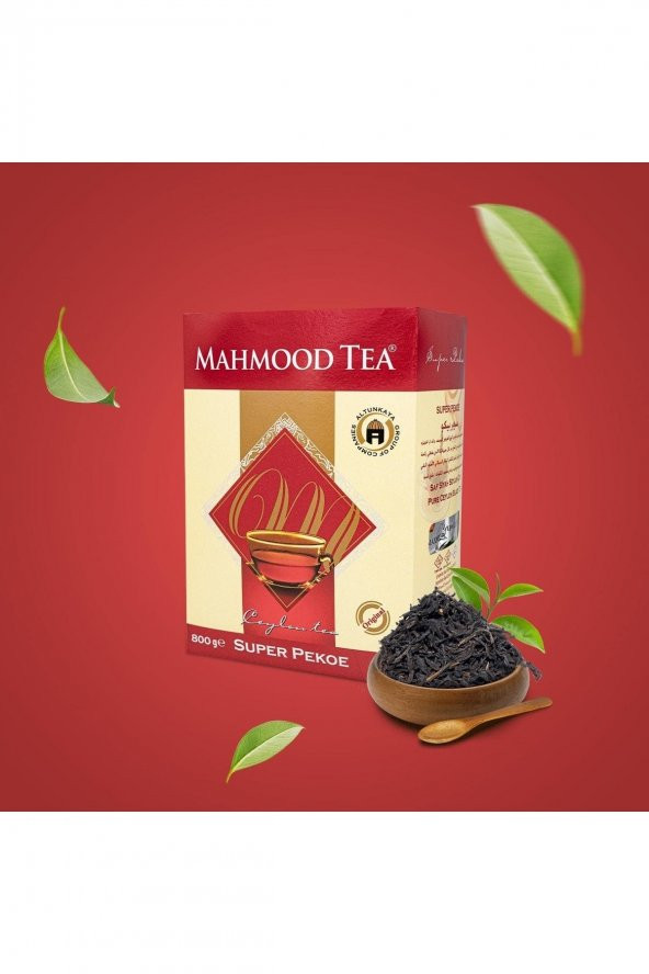 Mahmood Tea Super Pekoe Ithal Seylan Sri Lanka Ceylon Dökme Çayı  800 gr ve 400 gr