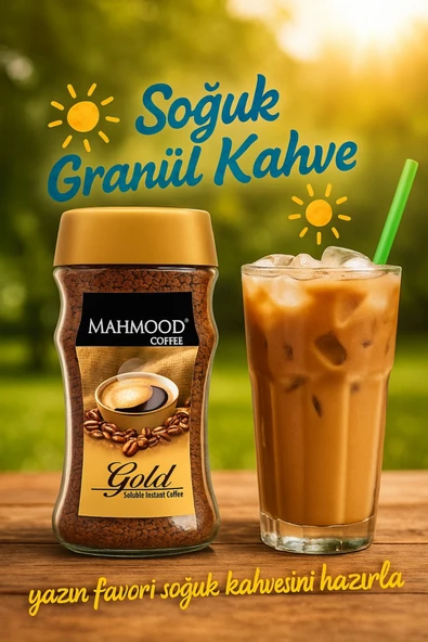 Mahmood Coffee Gold Granül  Kahve Cam Kavanoz 100 G - 4