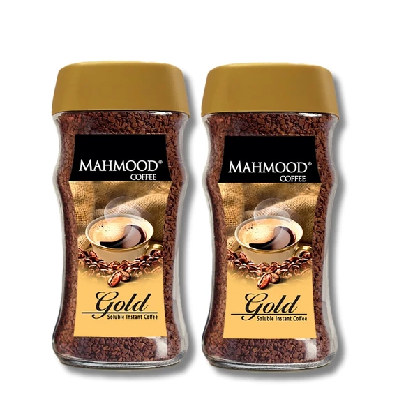 Mahmood Gold  Granül Kahve Cam Kavanoz 100 gr x 2 Adet