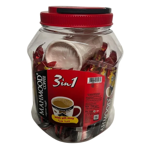 Mahmood Coffee   3 ü 1 Arada Hazır Kahve 42 Adet ve Ped Fincan ürün görseli
