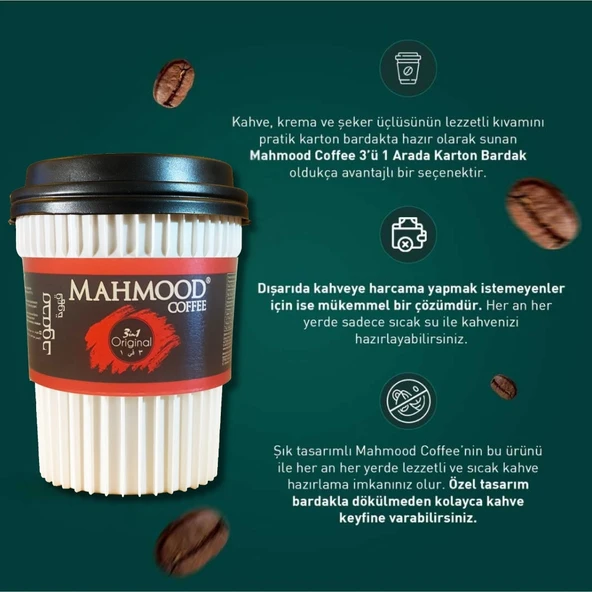 Mahmood Coffee 3ü1 Arada Kahve Bardak 18 G x 6 Adet - 4