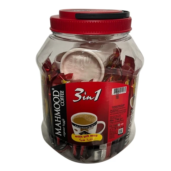 Mahmood Coffee   3 ü 1 Arada Hazır Kahve 42 Adet ve Ped Fincan - Resim 2