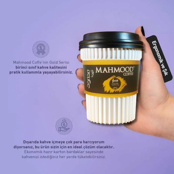Mahmood Coffee Gold Granül Bardak Kahve 2 G X 6 Adet - Resim 6