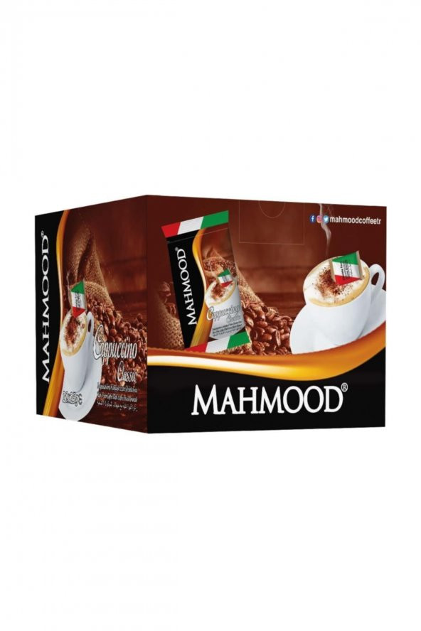 Mahmood Cappuccino Çikolata Parçacıklı 25gr X 20 Adet