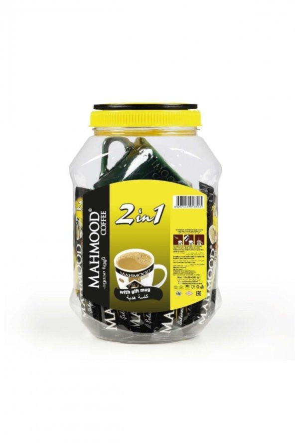 Mahmood Coffee 2 si 1 Arada Kahve 42 Adet x 10 gr ve Fincan