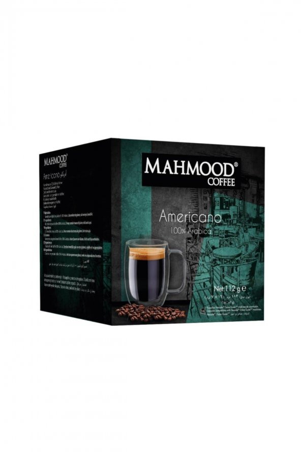 Mahmood Coffee Dolce Gusto Americano Kapsül Kahve 16 Adet X 7 Gr