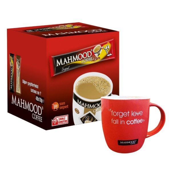Mahmood Coffee 3 ü 1 Arada 48 Adet Kupa Bardak Hediyeli