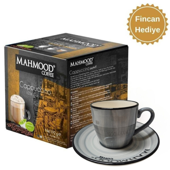 Mahmood Coffee Dolce Gusto Cappuccino Kapsül Kahve 24 Gr x 16 Adet ve Hediye Fincan