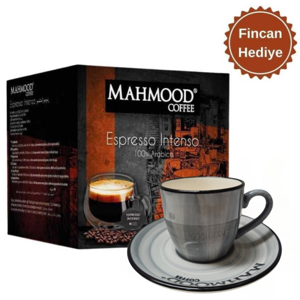 Mahmood Dolce Gusto Espresso Kapsül Kahve 7 Gr x 16 Adet ve Hediye Fincan