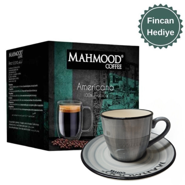 Mahmood Coffee Dolce Gusto Americano Kapsül Kahve 16 Adet X 7 gr ve Hediye Fincan