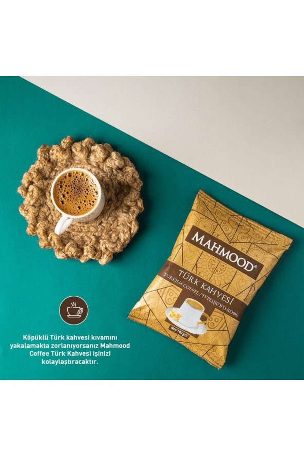 Mahmood Orta Kavrulmuş Türk Kahvesi 100 Gr X 5 Adet - 3
