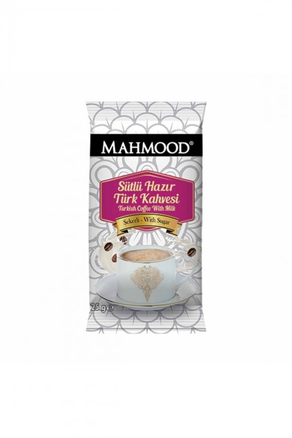 Mahmoood Sütlü Şekerli Hazır Türk Kahvesi 12 Adet X 25 gr - 5