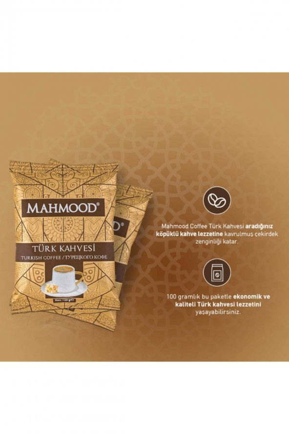 Mahmood Coffee Orta Kavrulmuş Türk Kahvesi 100 gr - 3