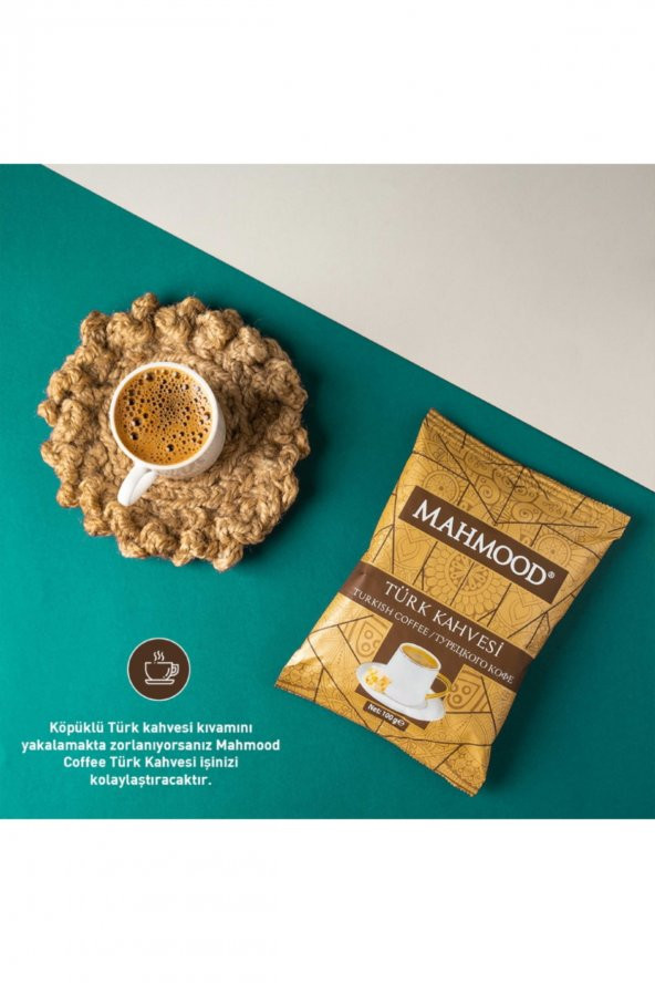 Mahmood Coffee Orta Kavrulmuş Türk Kahvesi 100 gr - 4