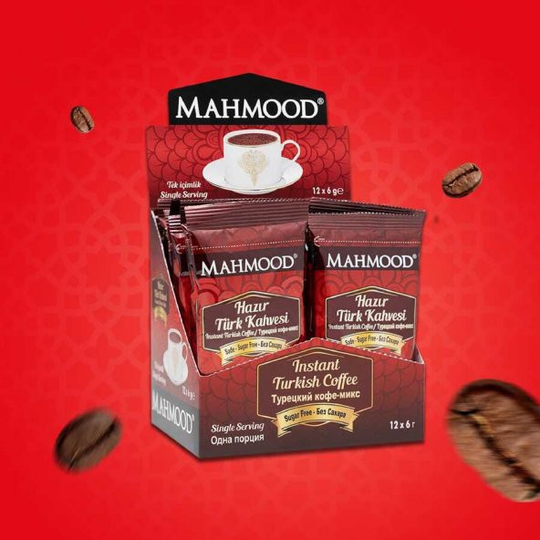Mahmood Coffee Sade Hazır Türk Kahvesi 12 Adet X 6 gr - 2