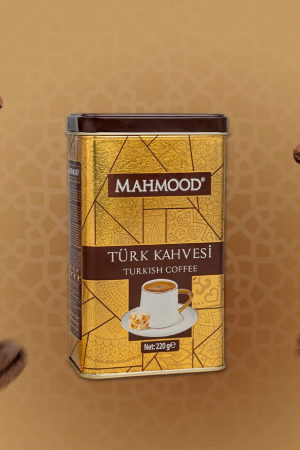Mahmood Orta Kavrulmuş Türk Kahvesi Metal Kutu 220 gr - 4
