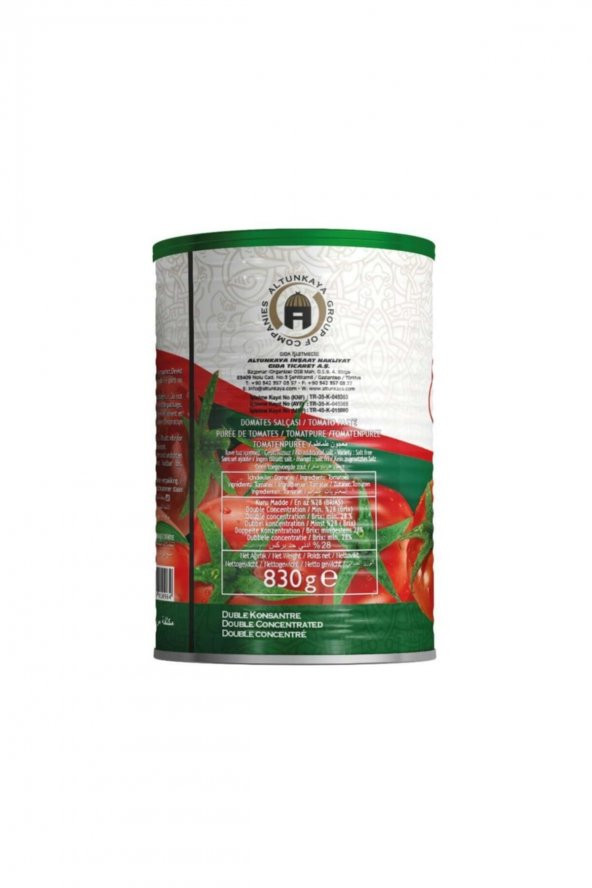 Altunsa Domates Salçası 830 gr X 2 Adet - 4