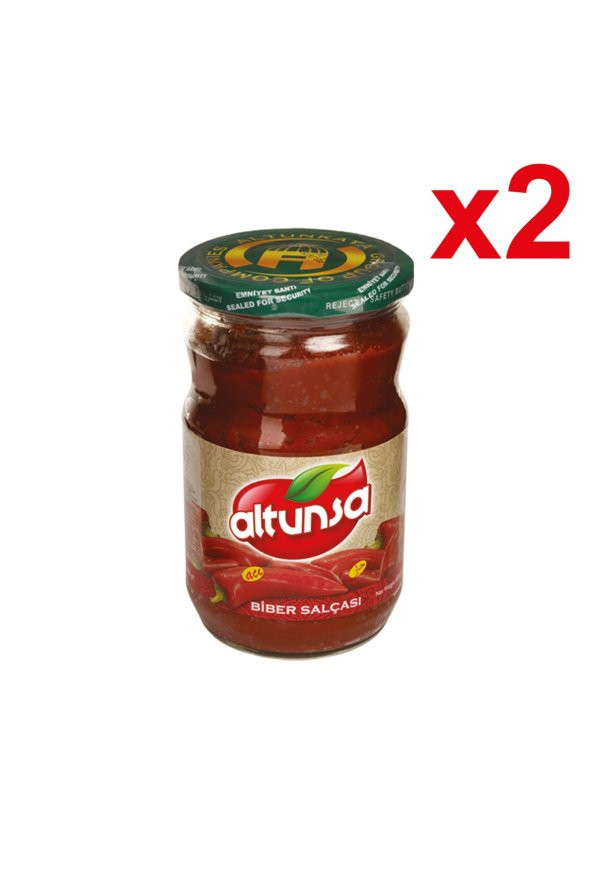 Altunsa Biber Salçası Acı 650 G X 2 Adet - 2
