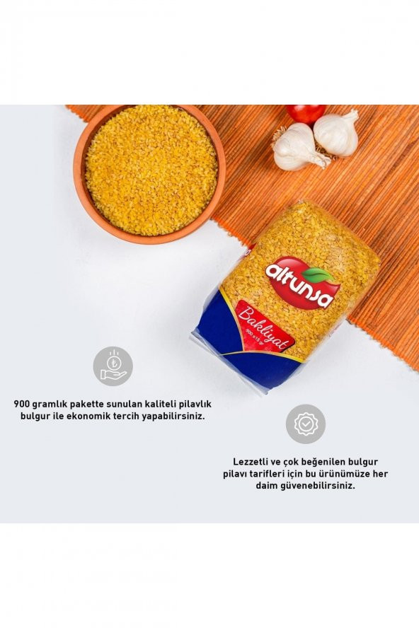 Altunsa Orta Pilavlık Yerli Bulgur 900 G - 3