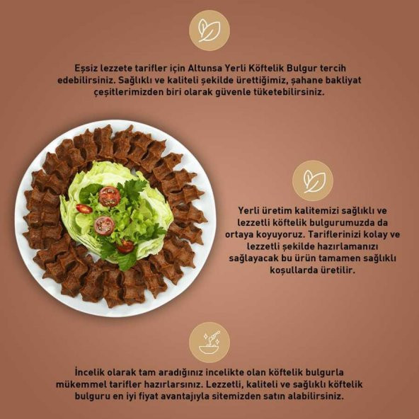 Altunsa Köftelik Bulgur Yerli 900 G - 3