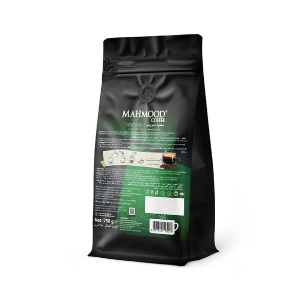 Mahmood Coffee Kavrulmuş Espresso Kahve Çekirdekleri 250 gr - 2