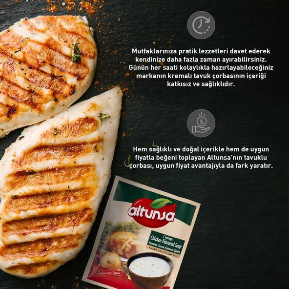 Hazır Çorba Kremalı Tavuk 60 Gram - Resim 5