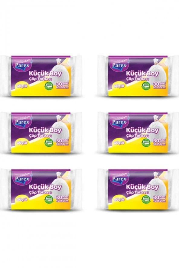 Parex Güçlü Çöp Torbası Mini Boy-6lı Paket