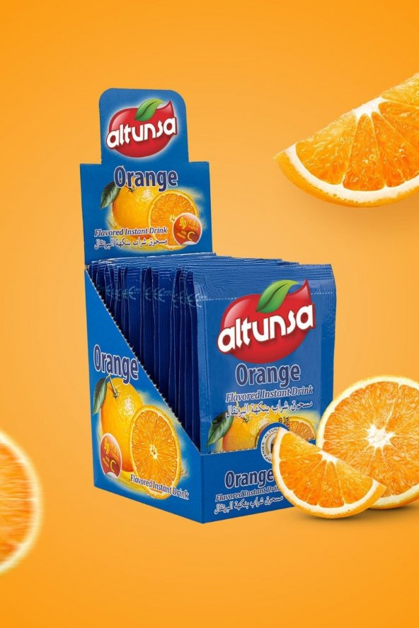 Altunsa Portakal Aromalı Soğuk Toz Içecek  9 Gr X 24 Adet