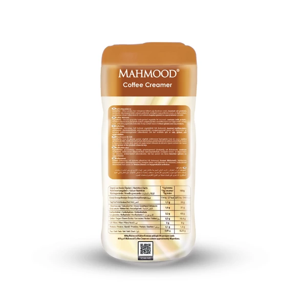 Mahmood Coffee Kahve Kreması Süt Tozu 400 Gram - 2