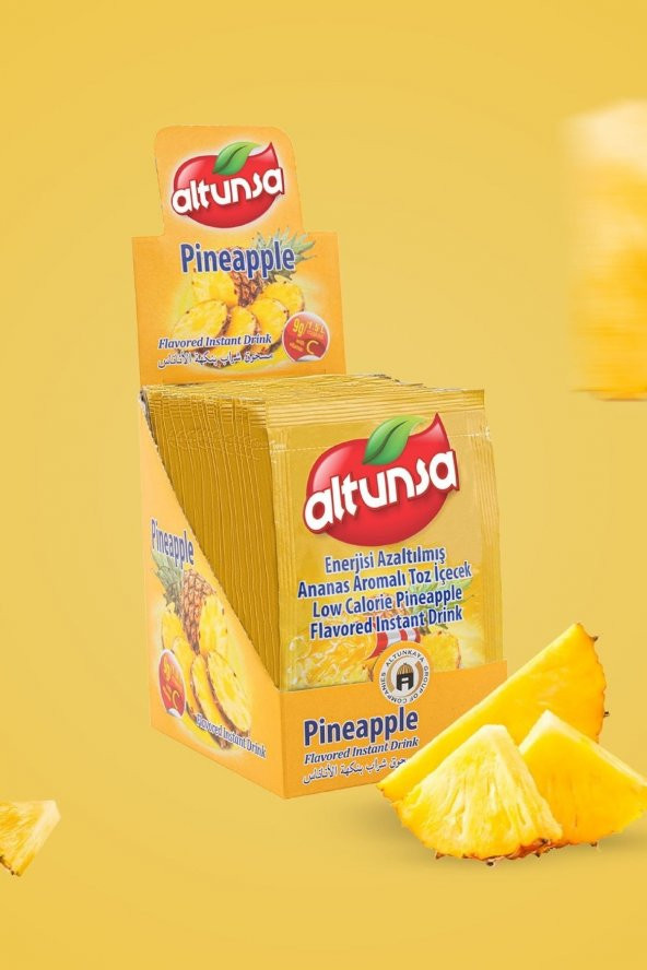 Altunsa Ananas Aromalı Soğuk Toz Içecek 9 Gr X 24 Adet