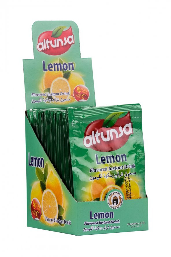 Altunsa Limon Aromalı Soğuk Toz Içecek  9 Gr X 24 Adet