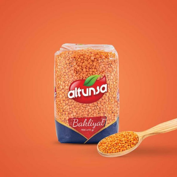 Altunsa Kırmızı Yerli Mercimek 900 G