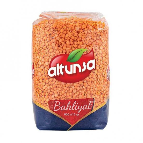 Altunsa Kırmızı Mercimek Yerli 900 G  2 Adet - 2
