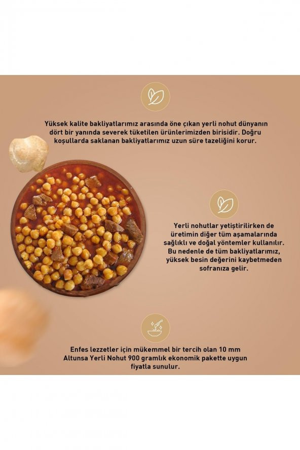 Altunsa Yerli Nohut 900 G - 2