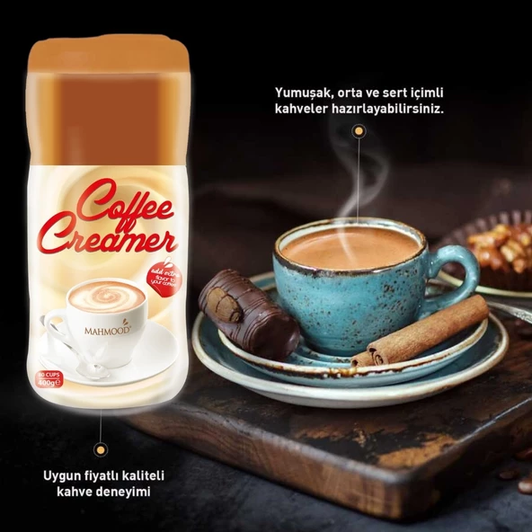 Mahmood Coffee Kahve Kreması Süt Tozu 400 Gram - 3