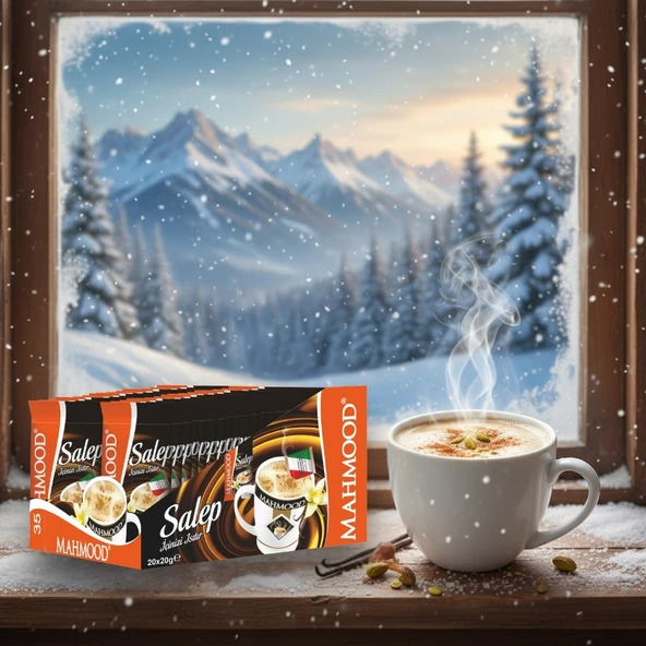 Mahmood Tarçınlı Salep 20 X 20 gram - Resim 3