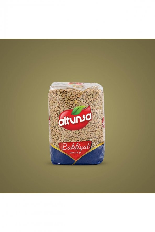 Altunsa Yerli Yeşil Mercimek  900 G