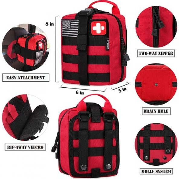 EVERLIT 250 Parça İlkyardım ve Acil Durum Çantası - 2