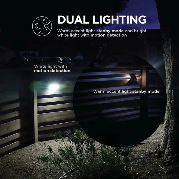 Home Zone Security Hareket Sensörü Dış Mekan Güneş Enerjili Işığı - 2