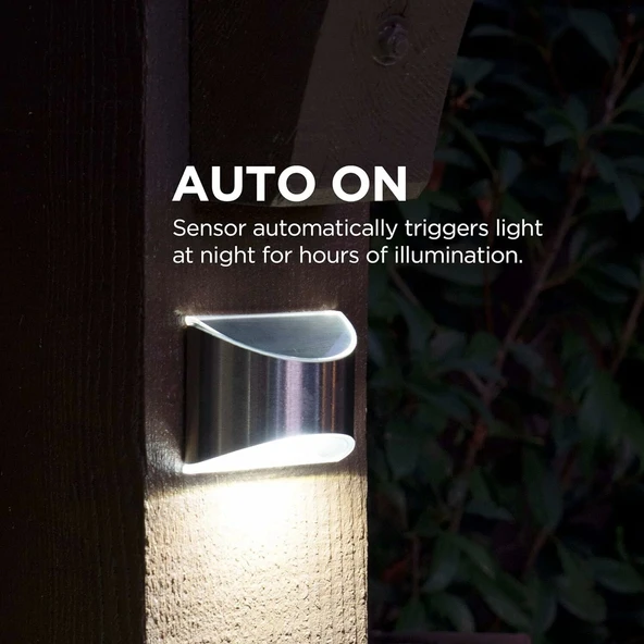 Home Zone Security Dış Mekan İçin Güneş Enerjili Duvar Işıkları - 4
