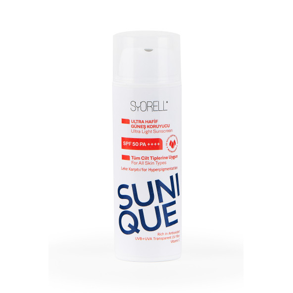 SUNIQUE Leke Karşıtı Ultra Hafif Güneş Koruyucu Krem 50 SPF