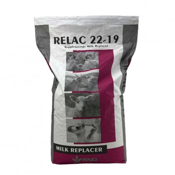 Relac 22-19 İthal Hayvansal İçerikli Köşek-Yavru Deve Maması-25 Kg