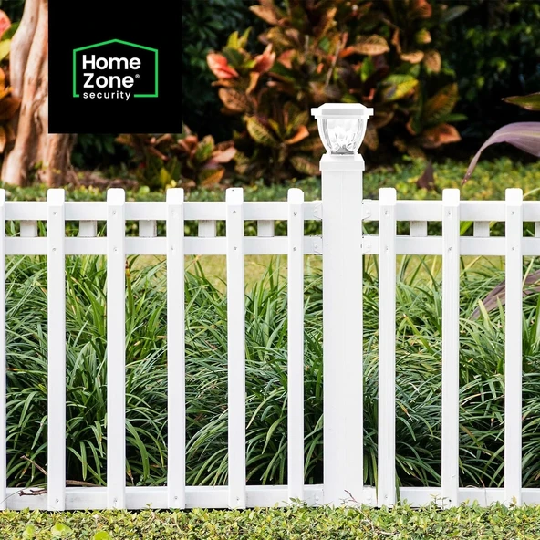 Home Zone Security Dış Mekan Solar Direk Başlığı Işıkları - Beyaz - 2