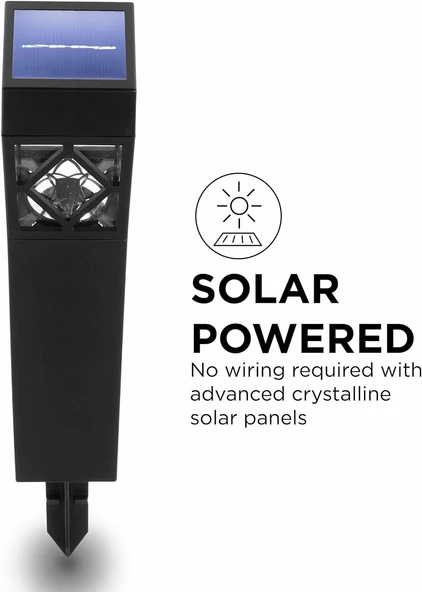 Home Zone Security Güneş Enerjili Açık Yol LED Işıkları - 8 Adet - 2