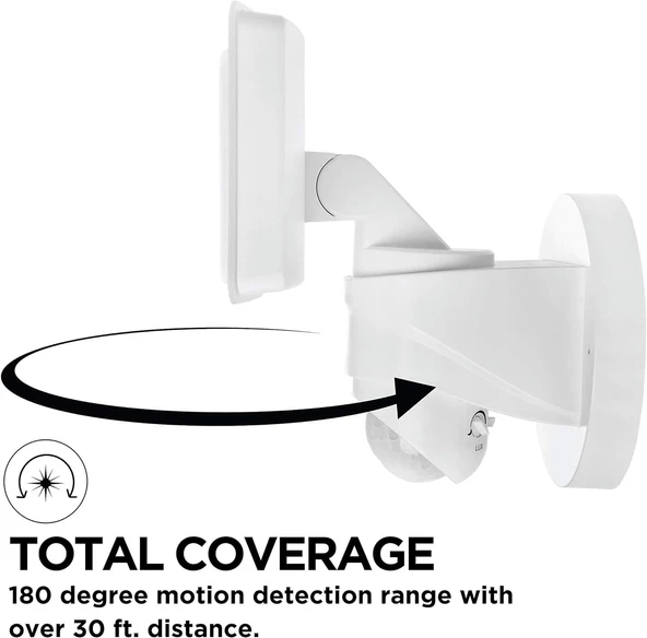 Home Zone Security Hareket Sensörlü Dış Mekan Işığı, 18W 1600 Lümen - 3