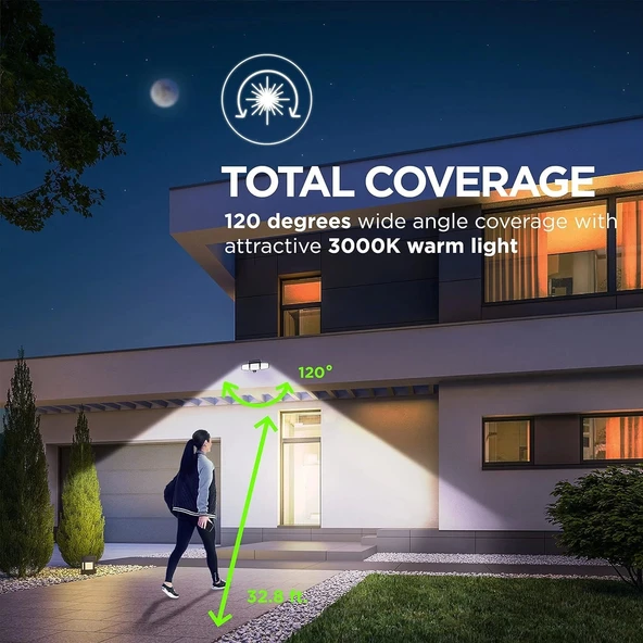 Home Zone Security Dış Mekan Hareket Sensörlü 120 Derece Geniş Açılı - 2
